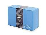 Premium Yoga Block By ZURA - 100% EVA Foam - All Natural & Eco Friendly - Superior Stability & Balance - Free Of Toxic Smells & Chemicals
