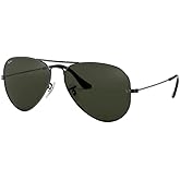 Ray-Ban RB3025 Metal Aviator Sunglasses For Men For Women +BUNDLE with ACCESSORY EYEWEAR KIT