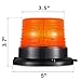 AT-HAIHAN 12V 24V Magnetic Rooftop Warning LED Amber Strobe Beacon Flashing Lights for Vehicles ATV UTV Cars Snow Plow Trucks