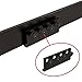 TCBunny 13ft Black Country Barn Wood Steel Sliding Door Hardware Set Antique Style, Double Doors, Steel