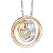 BGAFLOVE Mom's Birthday Gifts "Mom I Love You" & "Always be with You" Love Ring Pendant Necklace, Fashion Jewelry for Women, Anniversary Easter Present for Wife, Aunt, Nana, Daughter primary