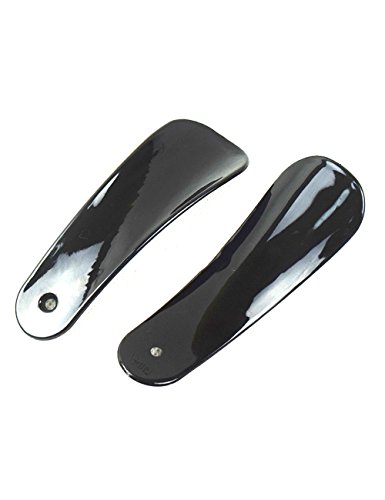 LORIE 4 Inches Shoes Horn Small Black Durable Plastic Fit Your Heel Children Shoes Horn - Thumbnail 3