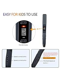 SEGOAL - Bolígrafo 3D, lápiz de dibujo 3D más ligero con pantalla LED de 0.069 in PLA y ABS Filamento Recambios para niños y adultos sin obstrucción, 8 control de velocidad digital (negro)