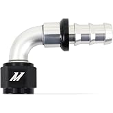 Mishimoto Push-Lock Fitting, 10AN, 90-Degree