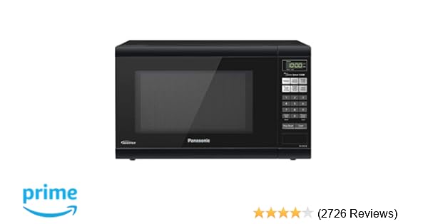 Panasonic Microwave Oven NN-SN651B Black Countertop with Inverter Technology and Genius Sensor, 1.2 Cu. Ft, 1200W