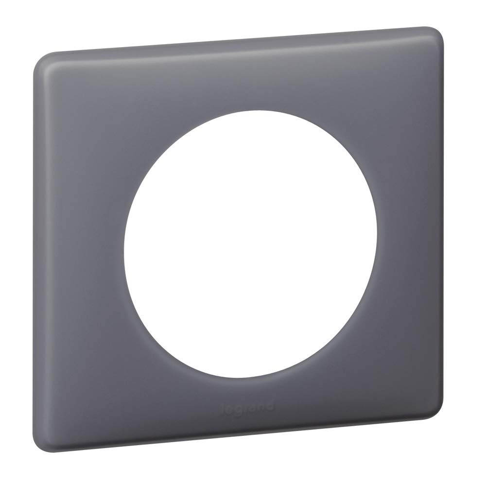 Legrand 066731 Céliane Powder Plate, 1 Station, Shale Finish