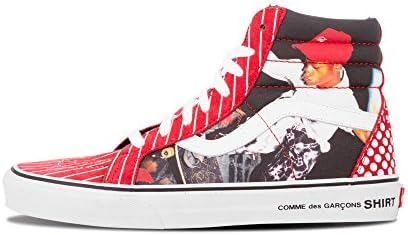 Sk8-Hi Reissue (Comme Des Garcon) Red Print (8)