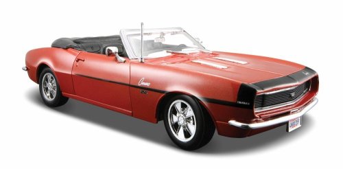 Maisto 1:24 Scale 1968 Chevy Camaro SS 396 Convertible Diecast Vehicle (Colors May Vary)