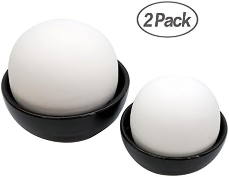 Cool mist Humidifier Diffuser for bedrooms - Decorative ceramic with natural water - Cordless, non-electric, noiseless - Great for babies - Can be used by any age - [Set of 2]