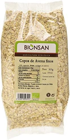 Bionsan Copos De Avena Finos Ecológicos - 4 bolsas de 500gr -Total ...