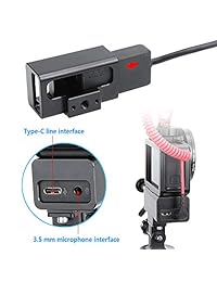 Carcasa de aluminio con marco protector de esqueleto con filtro UV de 2.047 pulg. Y tapa de lente para cámara de acción negra GoPro HERO7 Gopro Hero 5 6 con puerta trasera