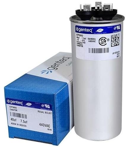 GE/Genteq 97F9882 Z97F9882-40 + 7.5 uf MFD 440 Volt VAC