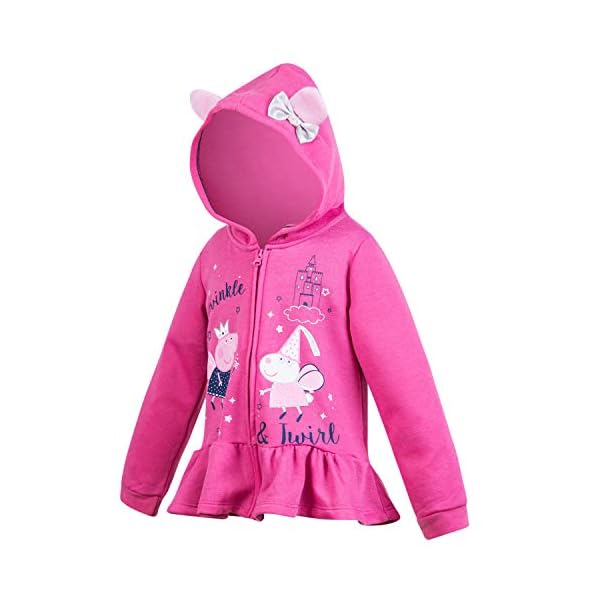 Peppa Pig Toddler Girls Set Hoodie, T-Shirt & Sweatpants, Multicolored, Size 3T - Image 9