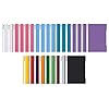Brunnen Schnellhefter A4 PP-Folie glasklares Deckblatt farbig sortiert (13 Farben + 13er Pastell Set)