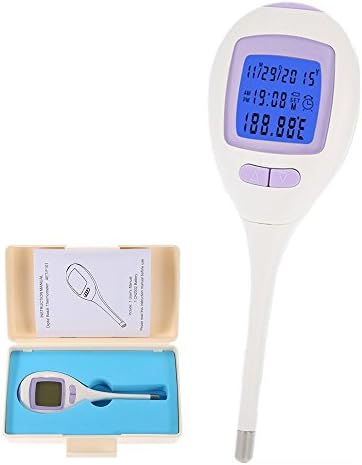 Anself Digital Oral Thermometer Women Fertility Tracking Monitor Basal Body Temperature Tester