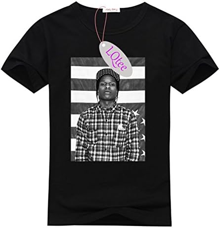 Popular ASAP Rocky Cotton T-shirts, Hot Sale Women's Classic Tee Shirts at LQtee
