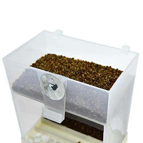 Timoo No Mess Bird Feeder for Cage Automatic Parakeet Feeder Cage Accessories, Load 14oz Feed - Thumbnail 3