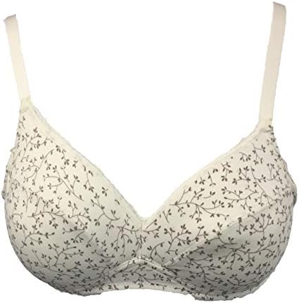 Ex M&S Full Coverage Classic Wirefree/Non-Underwire Lace Trim Bra
