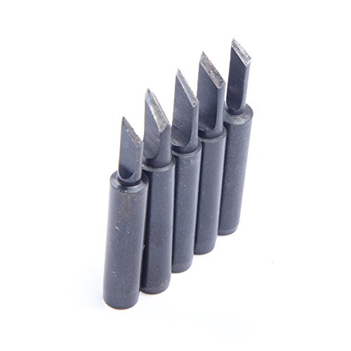 10pcs Soldering Iron Tip Black for Soldering Station Tool, Soldering Gun, Replaceable - Thumbnail 6