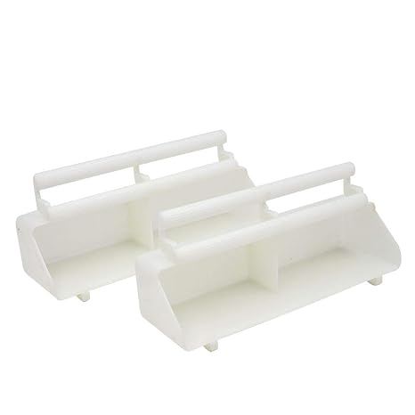 Zhimuren 2pcs Pet Bird Water Feeder Cup Bird Feeder Plastic Food