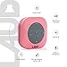 Laud Portable Bluetooth Shower Speaker - IPX4 Waterproof - Super Strong Suction Cup - Built In Mic For Hands free Calling - 6-Hour Music Playtime - Water Resistant Rubber (Pink)