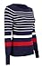PINMUSE Better Line Striped Knit Sweater Pullover