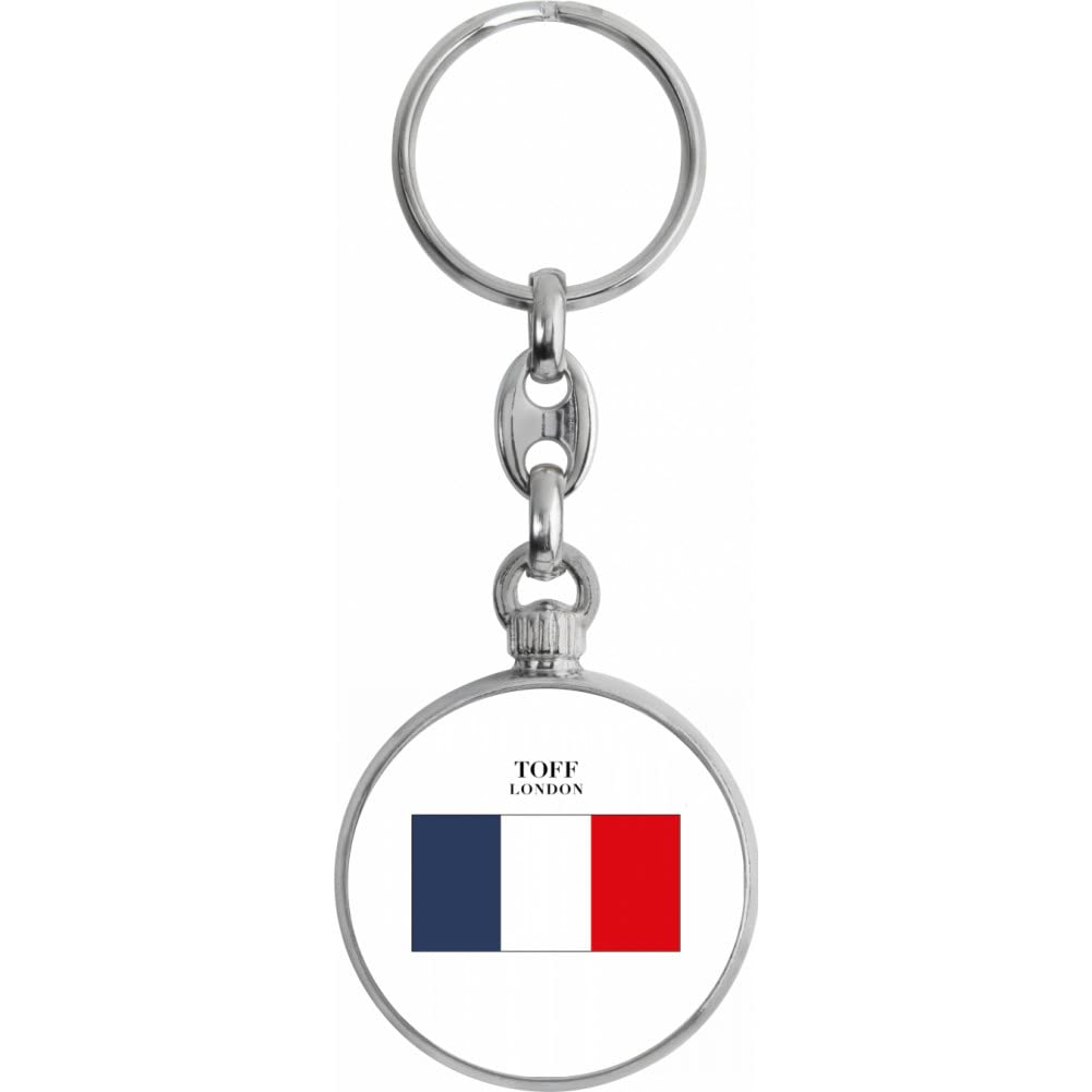Toff London France Flag Keyring