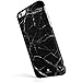 iPhone 6 Plus / 6s Plus case Marble, Akna New Glamour Series Flexible Soft TPU Cover with Fabulous Glossy Pattern for Both iPhone 6 Plus & iPhone 6s Plus [Black Marble](37-U.S)