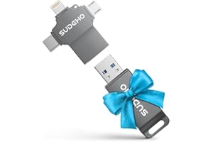 MFi Certified Photo Stick USB Flash Drive for iPhone, Thumb Drive for Picture Video Saver and Backup, High Speed Memory Stick