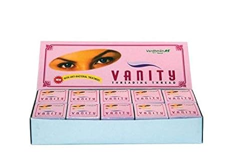 Vanity Eyebrow Threading Anti Bacterial Cotton Thread Pack Of 10 Rolls Amazon In Health Personal Care