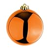 Oranje kerstballen