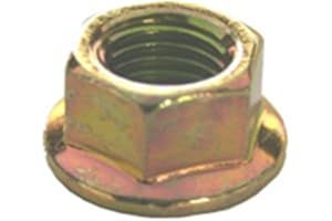 CLIPSANDFASTENERS INC 50 Hex Flange Nuts M10-1.25 Thread 19mm Flange O.D.