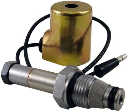 Professional Parts Warehouse Aftermarket Meyer (A) Solenoid Valve Assembly 5/8" Stem, Black Wire