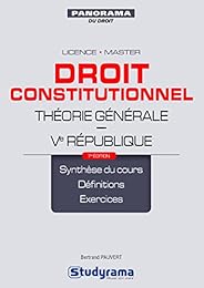Droit constitutionnel théorie générale Ve république