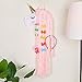 Beinou Unicorn Hair Clips Holder Hot Pink Yarn Tassels Hair Bows Storage Shy Unicorn Face Headband Organizer Unicorn Theme Party Decorations
