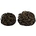 REECHO Messy Bun Hair Piece, 2PCS Tousled Updo Hair Bun Extensions Hair Scrunchies Curly Wavy Ponytail Hairpieces Hair Accessories for Women Girls - Medium Ash Brown