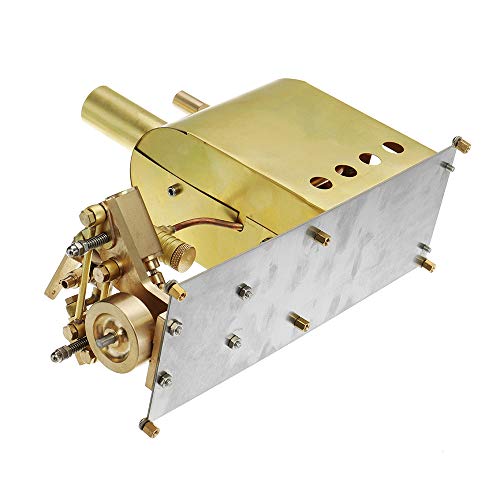 Laliva Learning & Education - Microcosm M2C Mini Steam Boiler with Twin Cylinder Marine Steam Engine Stirling Engine Model