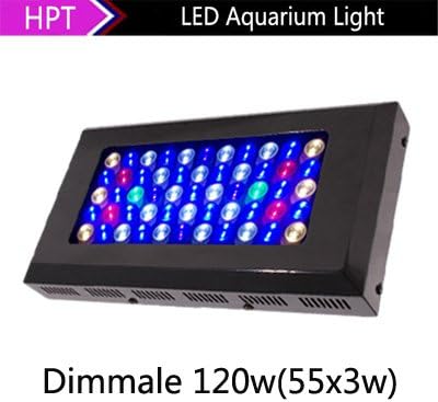 YZL/ 553W high power LED aquarium light soft and hard coral water/marine fish tank lights/lighting/plant growing lamp , black shell blue and white 1:1