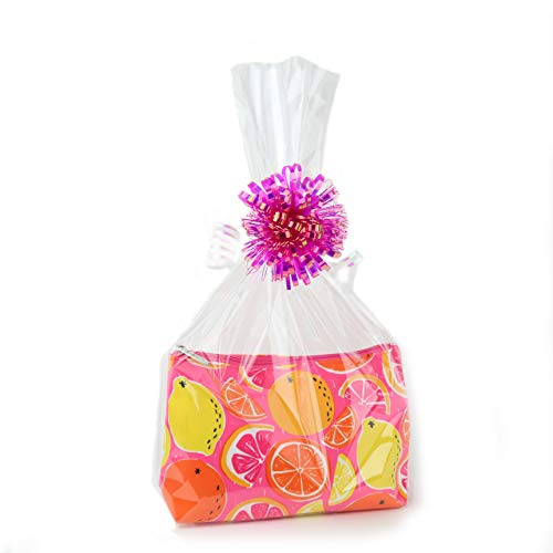Clear Cello Basket Cellophane Bags Gift Package Flat Gift Bag. (12x18) by Better crafts Buy