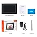 Digital Picture Frame iDeaPLAY 10.1 inch WiFi Touchscreen Photo Frame with 8GB Storage Volume, 1280x800 HD Display, Gift Choice,Support Photo, Music, Calendar, Clock - Black
