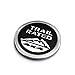 VXAR Emblem Badge Jeep Trail Rated 4x4 Trunk Tailgate Fender LOGO for Jeep Wrangler 2007-2018(Black)