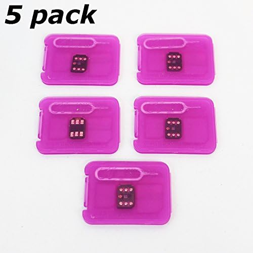 【WADJET】 Premium Unlock CHIP, Compatible with iPhone Xs X 8+ 8 7+ 7 6S+ 6S 6 5C 5S, Sprint, ATT, TMOBILE, Metro PCS, Cricket, Boost Mobile, Any GSM SIM Card, Any Country