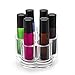 Simple_e- 10 ml(1/3oz) Roll on Glass Bottle Set of 6 Blue,Black,Brown,Pink,Green for Essential Oil Empty Aromatherapy Perfume Bottle - Refillable with Stainless Steel Roller Ball + Clear Holder