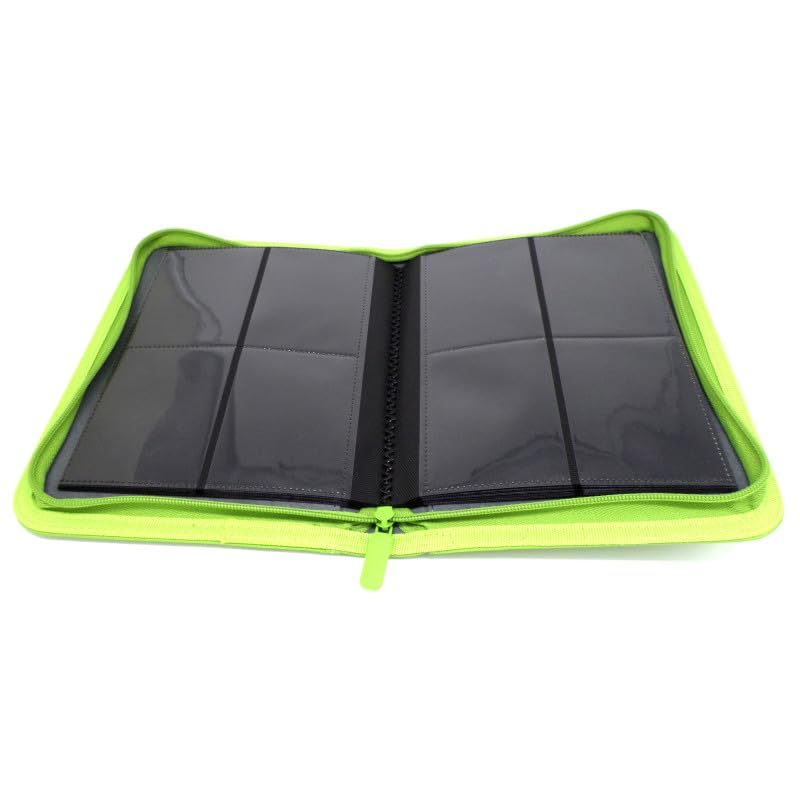 Docsmagic.de Premium Pro-Player 4-Pocket Zip-Album Light Green - 160 Card Binder - MTG - PKM - YGO