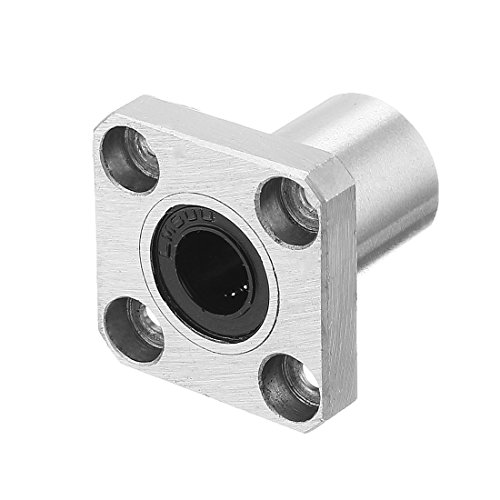 uxcell LMK8UU 8mmx15mmx24mm Flange Linear Motion Bushing Ball Bearing 2