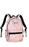 Victorias Secret PINK Campus Backpack Cocoon Gold pink School bag Book bag NEW