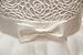 Meiqiduo Baby Girls Dresses Christening Wedding Pageant Bow Formal Dress Ivory White (3M/0-6months)