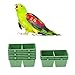 VANKOA 10x Bird Parrot Feeding Cups, Food Water Bowls Dish for Small Animal, Chinchilla, Ferret, Cockatiel, Conure, Parakeetthumb 3
