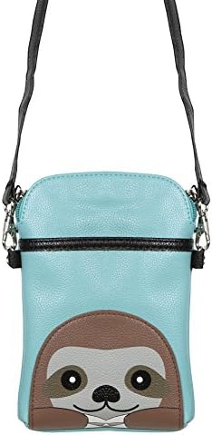 Sloth Small Puch Shoulder Bag in Vinyl Material