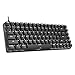 DREVO Excalibur 84-Key Cherry MX Switch Full Metal Mechanical Gaming Keyboard Cherry MX Brown Switch with Specially Coated Keycaps Black Edition